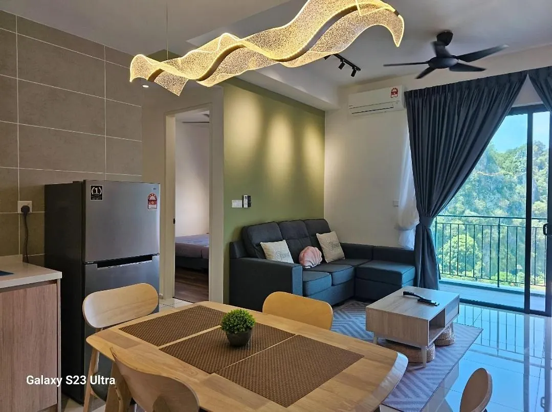 公寓 Hotspring Suite 1610 @ Sunway Onsen Neighbour Of Lost World Of Tambun With Theme Park View For 8 Pax 怡保 马来西亚