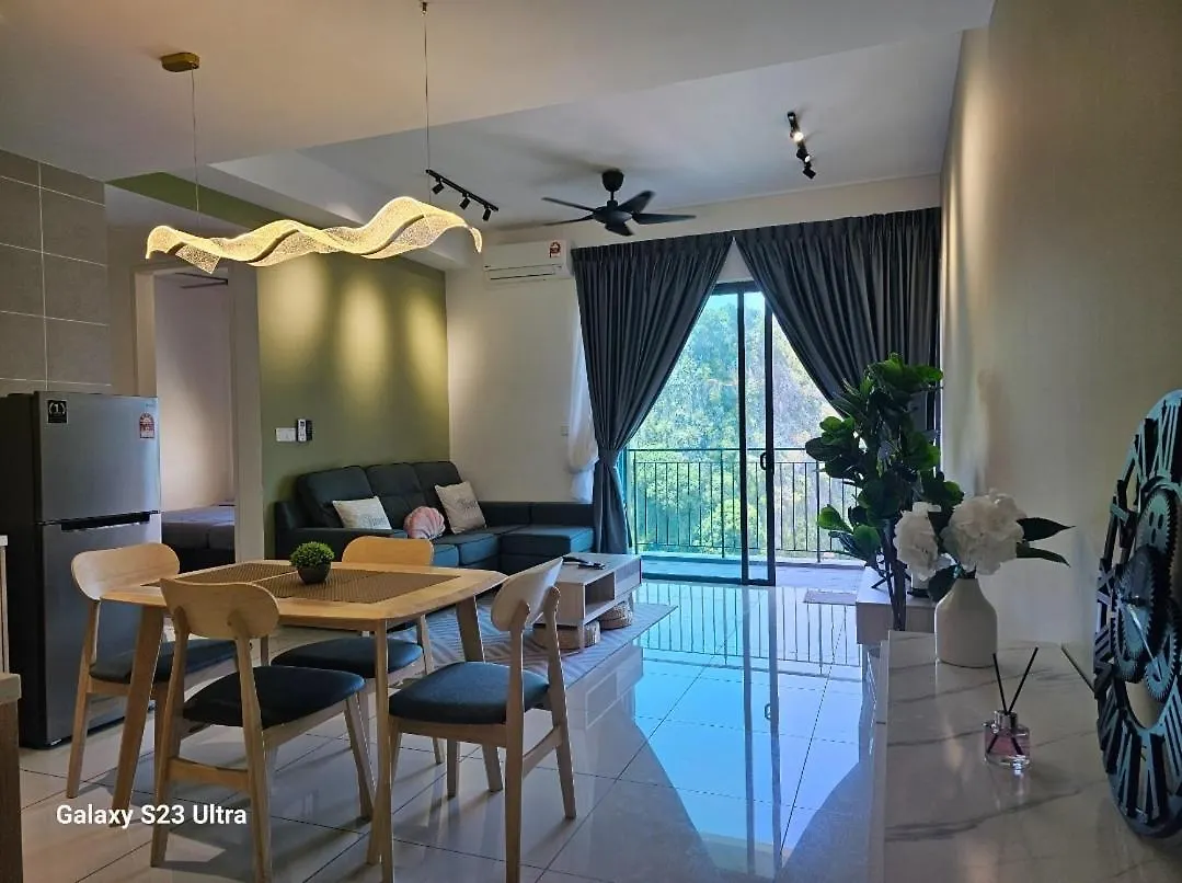 公寓 Hotspring Suite 1610 @ Sunway Onsen Neighbour Of Lost World Of Tambun With Theme Park View For 8 Pax 怡保